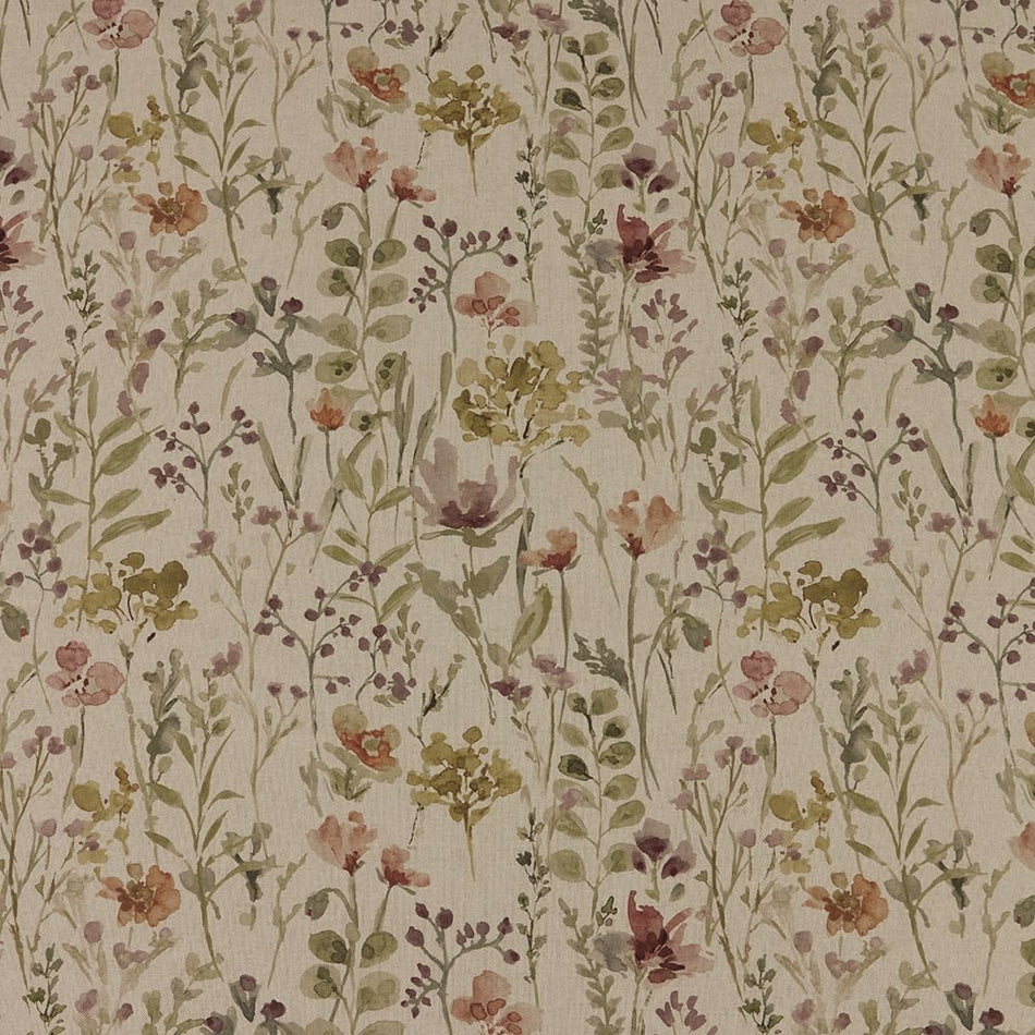 Iliv Water Meadow Wild Fields Rosewood Fabric
