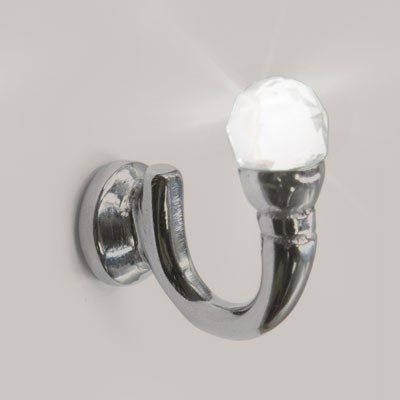 Renaissance Bejewelled Tieback Hook, Chrome