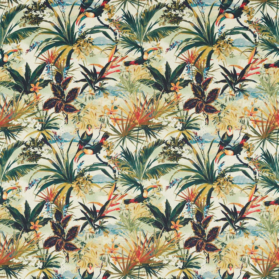Clarke & Clarke Exotica 2 Toucan Antique Fabric