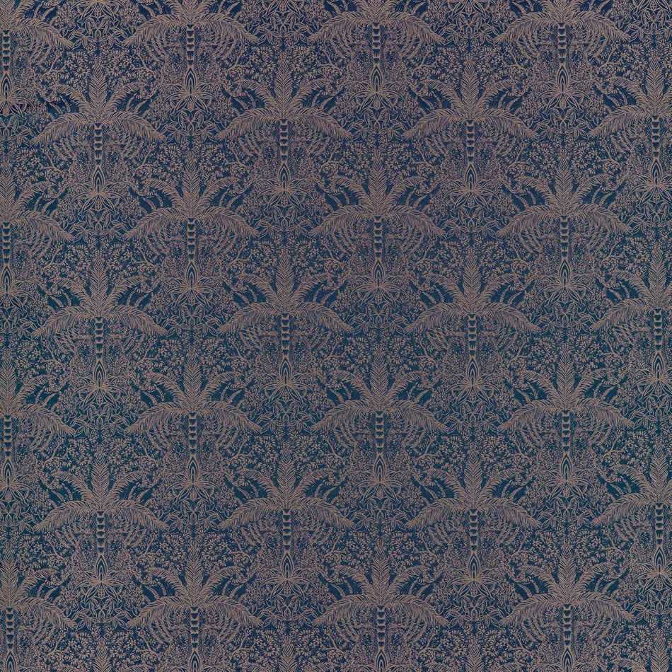 Clarke & Clarke Exotica 2 Leopardo Midnight/Copper Fabric