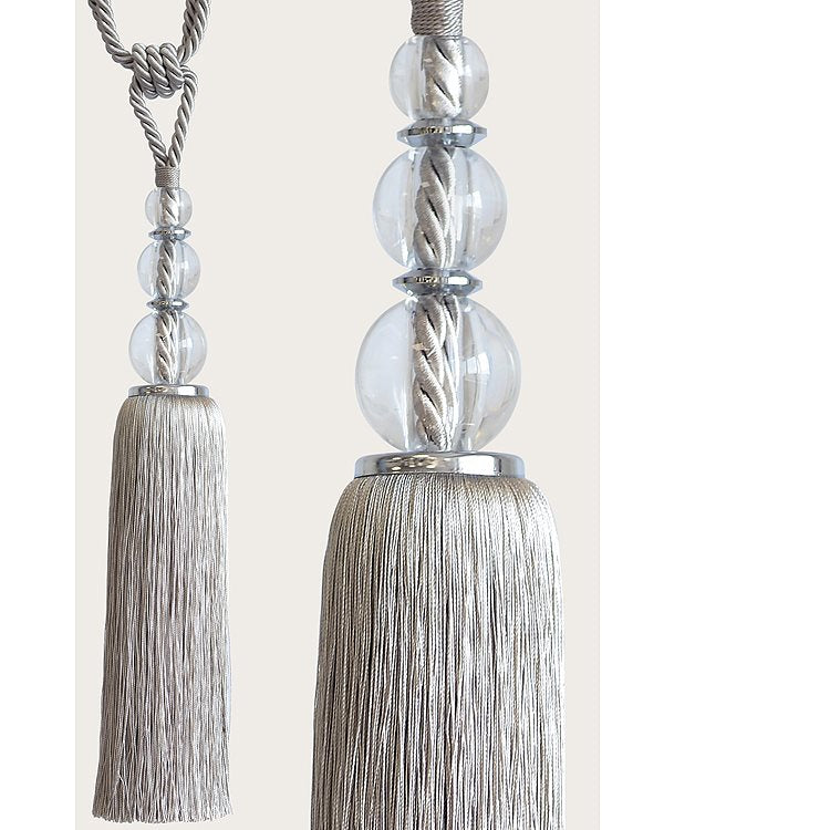 Laura Ashley Selby Curtain Tieback Silver