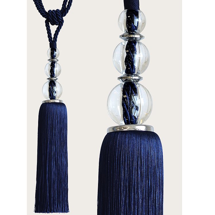 Laura Ashley Selby Curtain Tieback Midnight