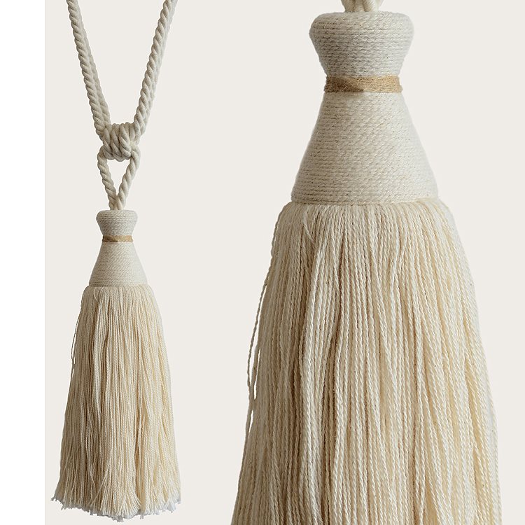 Laura Ashley Rhiannon Curtain Tassel Tieback Natural