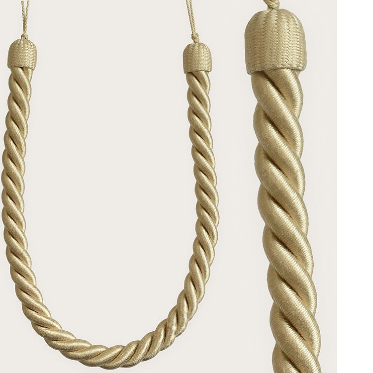 Laura Ashley Curtain Rope Tieback Pale Gold