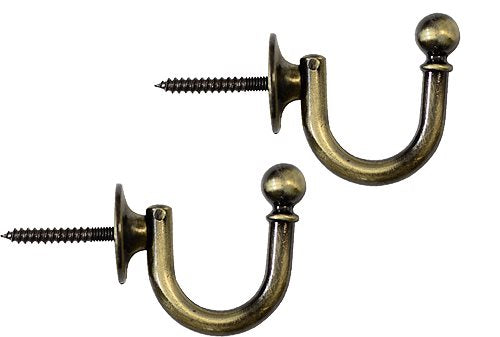 Laura Ashley Tassel Hook Antique Brass Ball