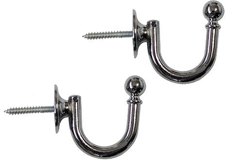 Laura Ashley Tassel Hook Chrome Ball