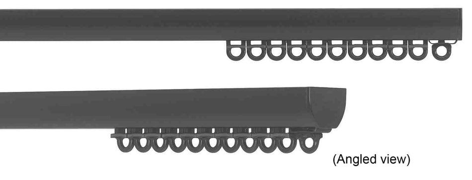 Silent Gliss 6010 Hand Drawn Silent Curtain Track Black