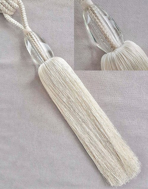 Copper Fox Pacific Curtain Tieback Pearl