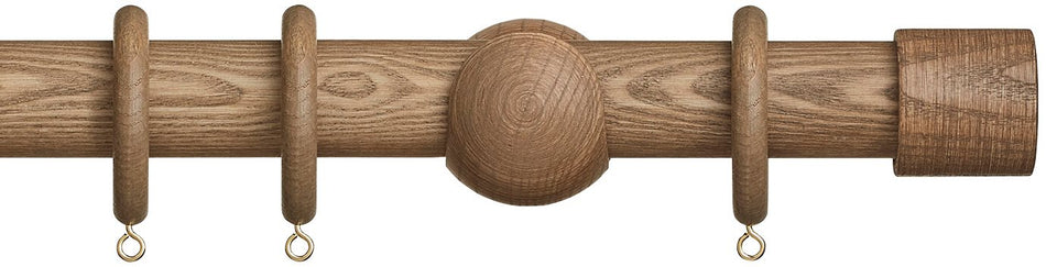 Hallis Eden 35mm Wood Pole Sisal End Cap