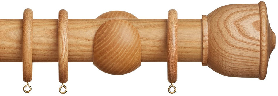 Hallis Eden 45mm Wood Pole Natural Urn