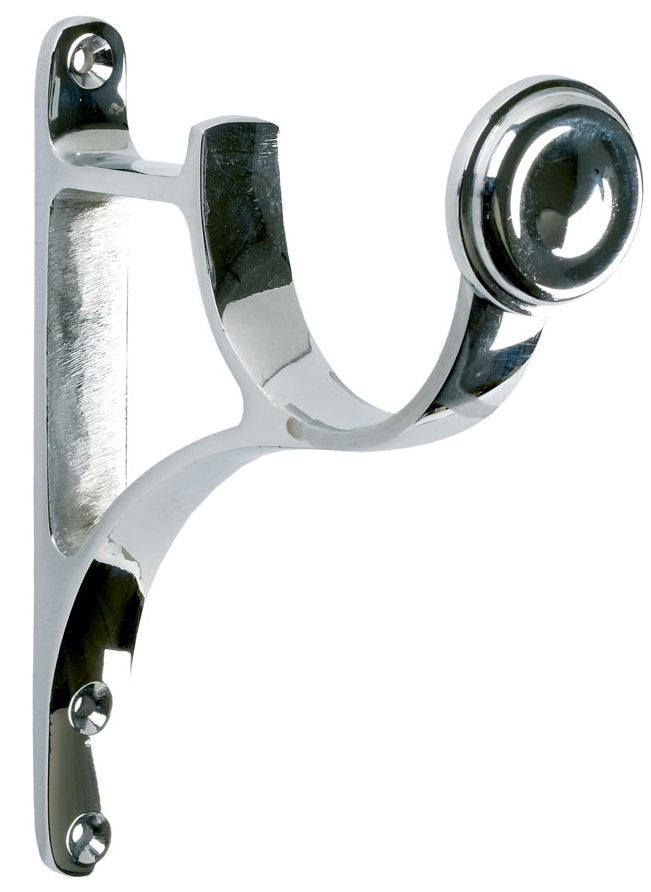 Hallis Eden 35mm and 45mm Metal End Bracket Chrome