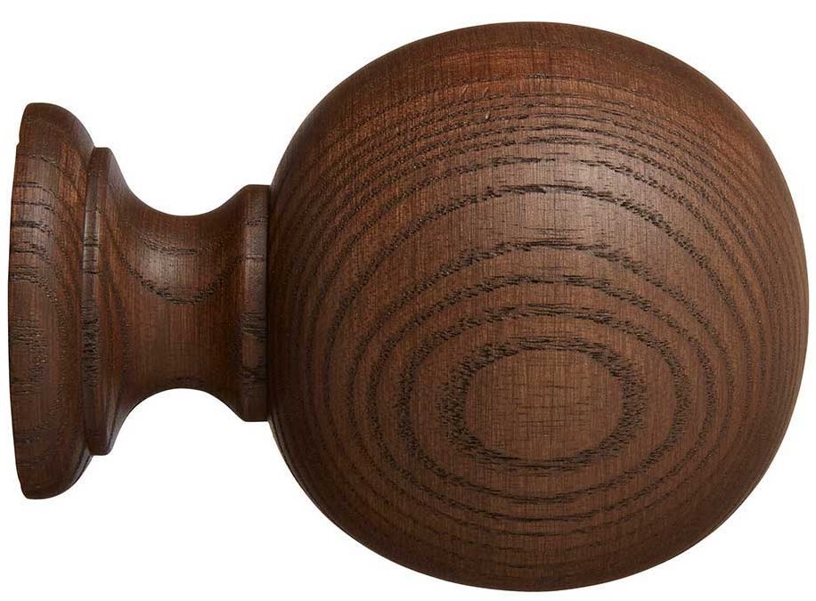 Hallis Eden 35mm and 45mm Finial only Ball Cocoa