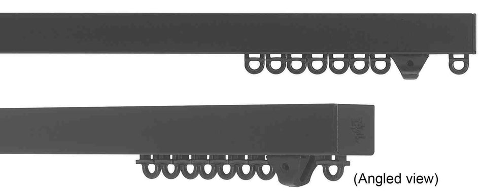 Silent Gliss 6870 Hand Drawn Silent Curtain Track Black