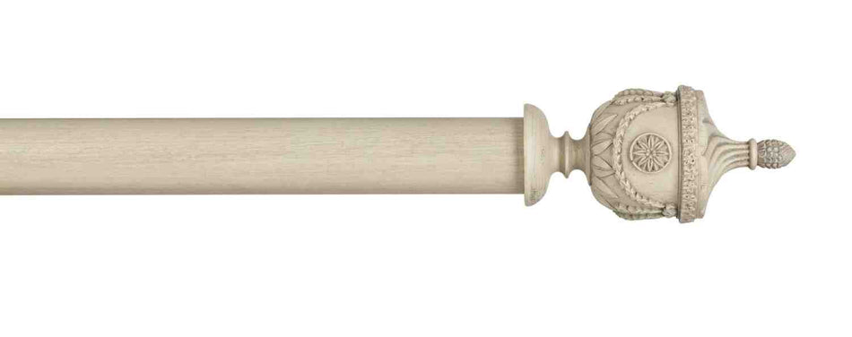 Byron Manor 45mm 55mm Curtain Pole Urban White Newington