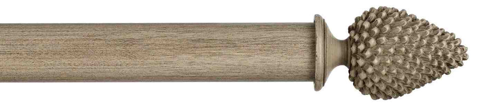 Byron Manor 45mm 55mm Curtain Pole Manor Grey Haggerston