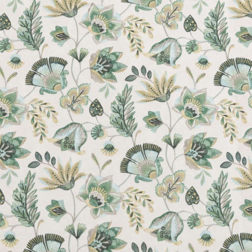 Beaumont Textiles Papyrus Lotus Fern Fabric