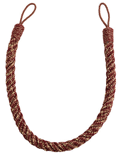 Laura Ashley Anniversary Felton Rope Tieback Cranberry