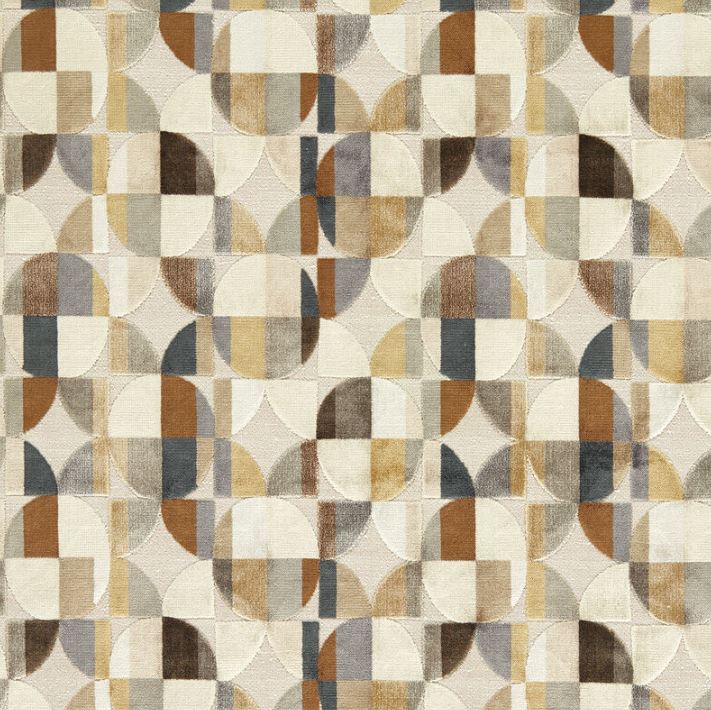 Clarke & Clarke Urban Delaunay Natural Fabric