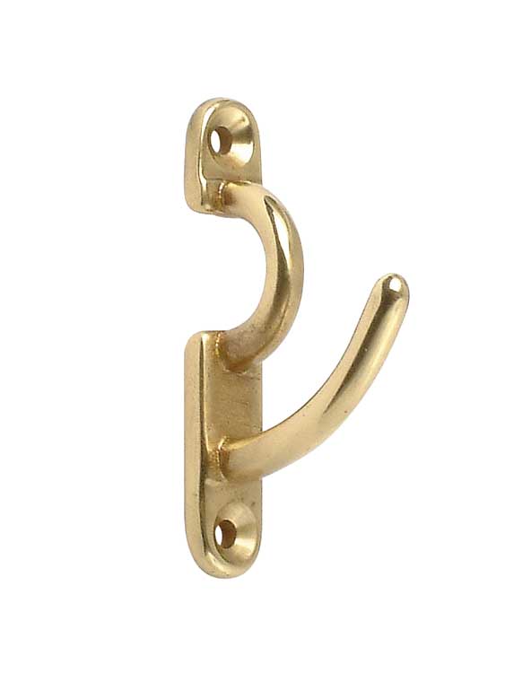 Hallis Security Tieback Hook Brass