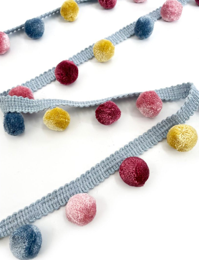 Laura Ashley Arwen Pom Pom Trimming, Spring Occasion