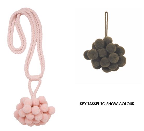 JLS Berry Pom Pom Tieback 93713/307