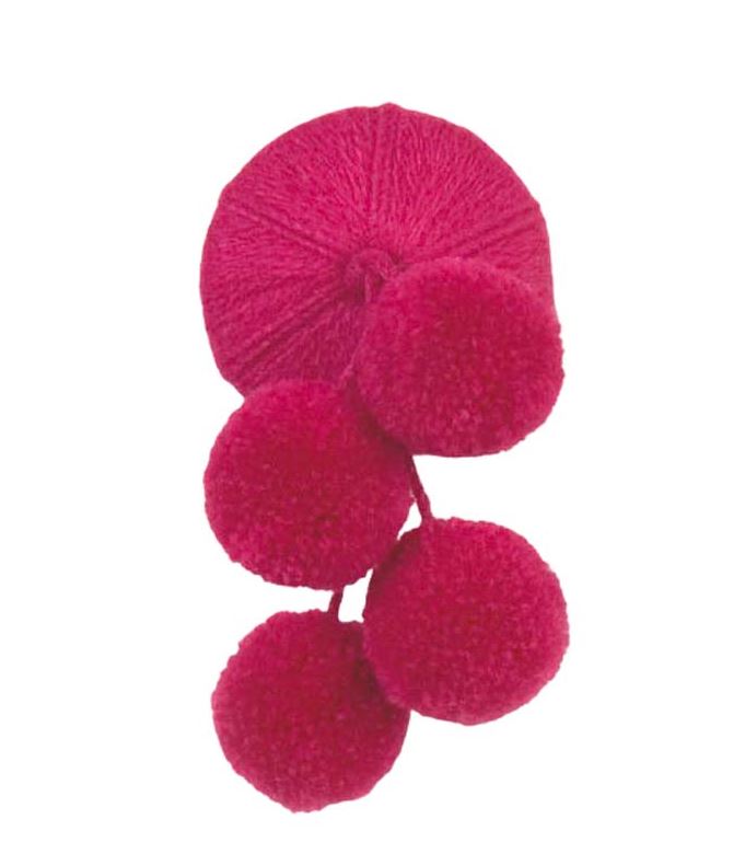 JLS Berry Pom Pom Rosette 93715/105