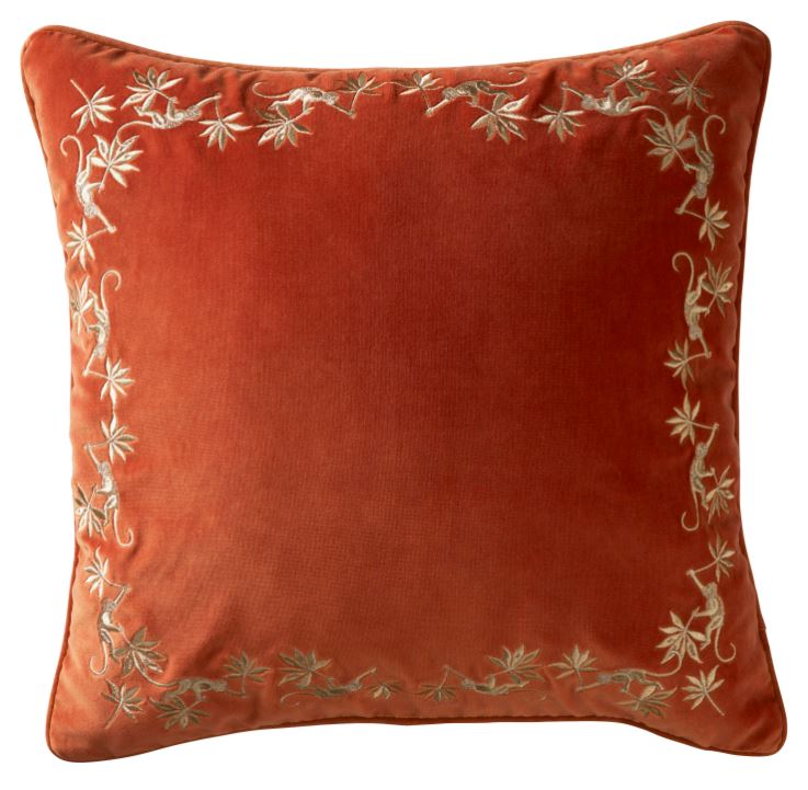 Wedgwood by Clarke & Clarke Sapphire Garden Cushion Spice