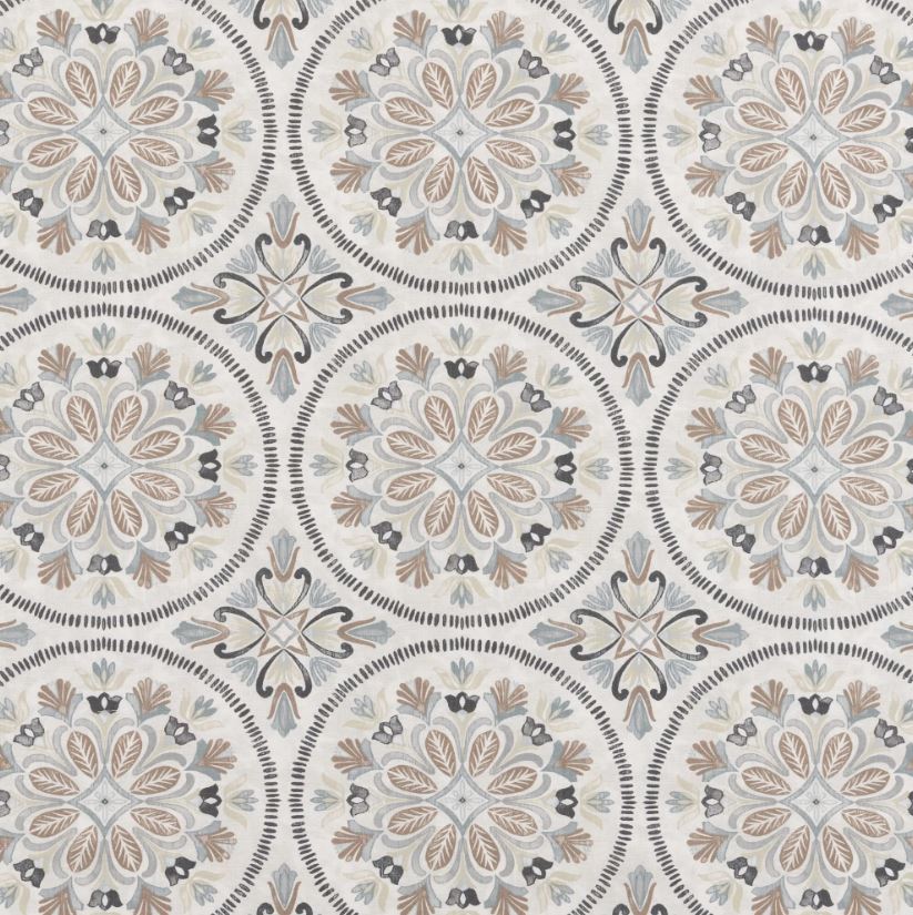 Beaumont Textiles Papyrus Tamarix Slate Fabric