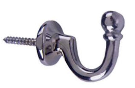 Hallis Tassel Hook Chrome