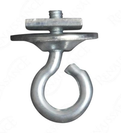 Renaissance 6mm Metal Twist End Stops Silver Metallic