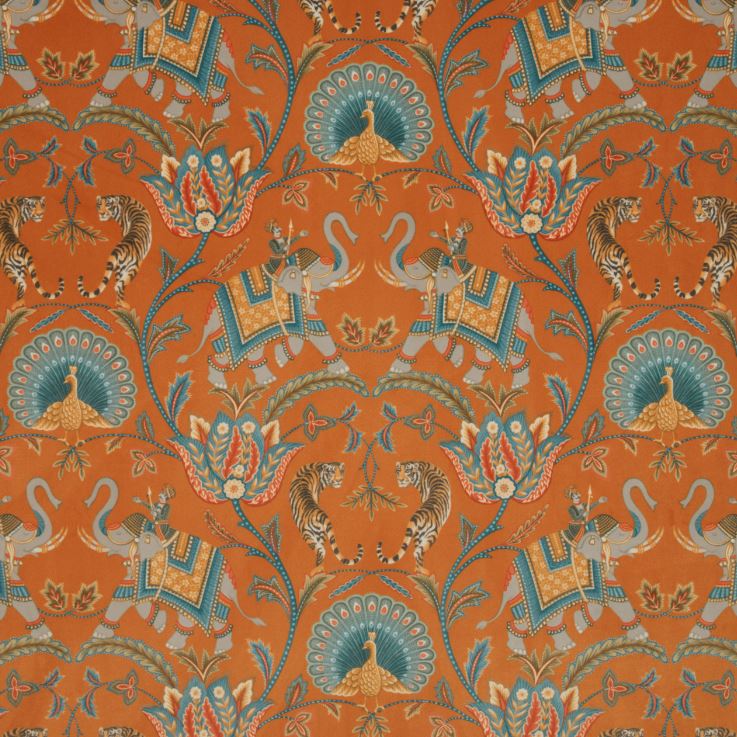 ILIV Orissa Sumatra Velvet Papaya Fabric