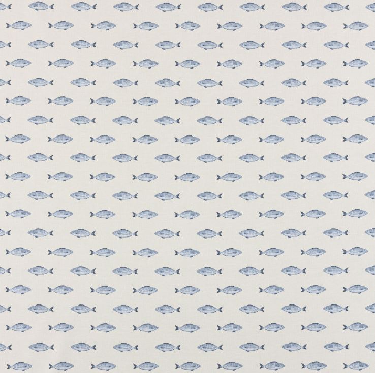 Fryetts Coast Pesce Blue Fabric