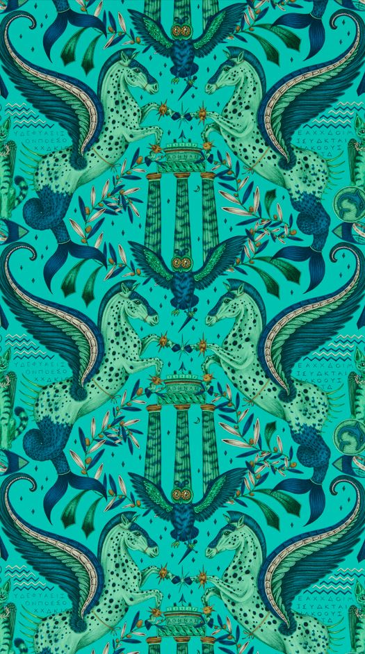 Emma J Shipley Mythica Odyssey Mythos Peacock Wallpaper