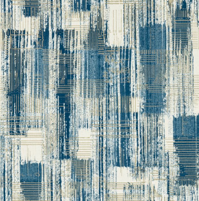 Clarke & Clarke Metropolitan Kazimir Ink Wallpaper