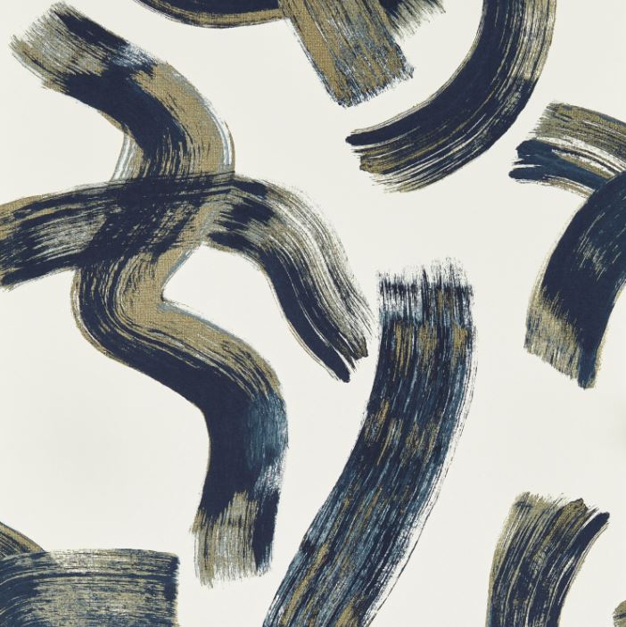 Clarke & Clarke Metropolitan Malevich Ink Wallpaper