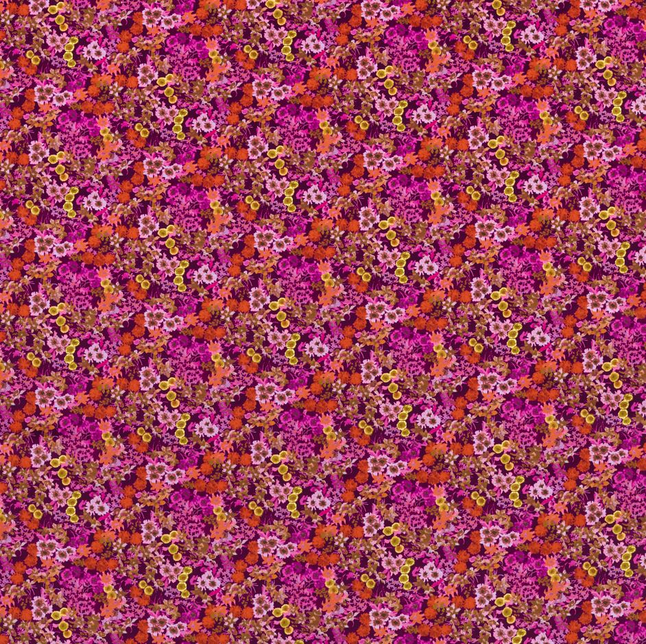 Harlequin x Sophie Robinson Wildflower Meadow Carnelian/Spinel/Amethyst Fabric
