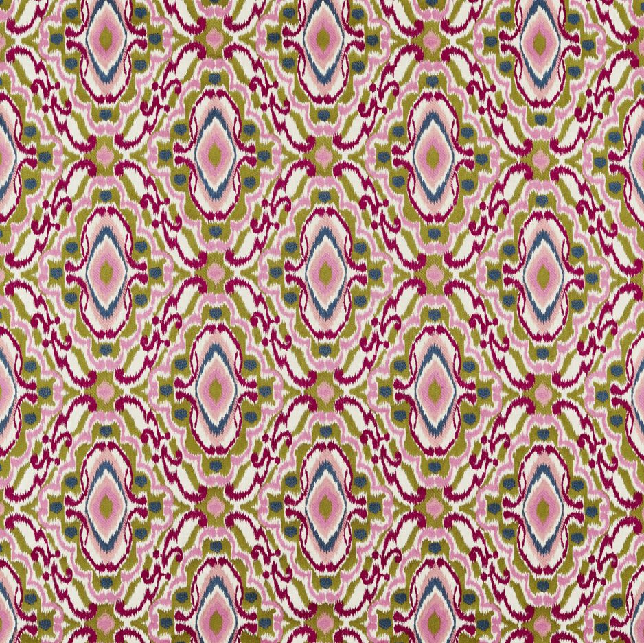 Harlequin Colour 2 Ixora Pomegranate/Tree Canopy/Ink Fabric