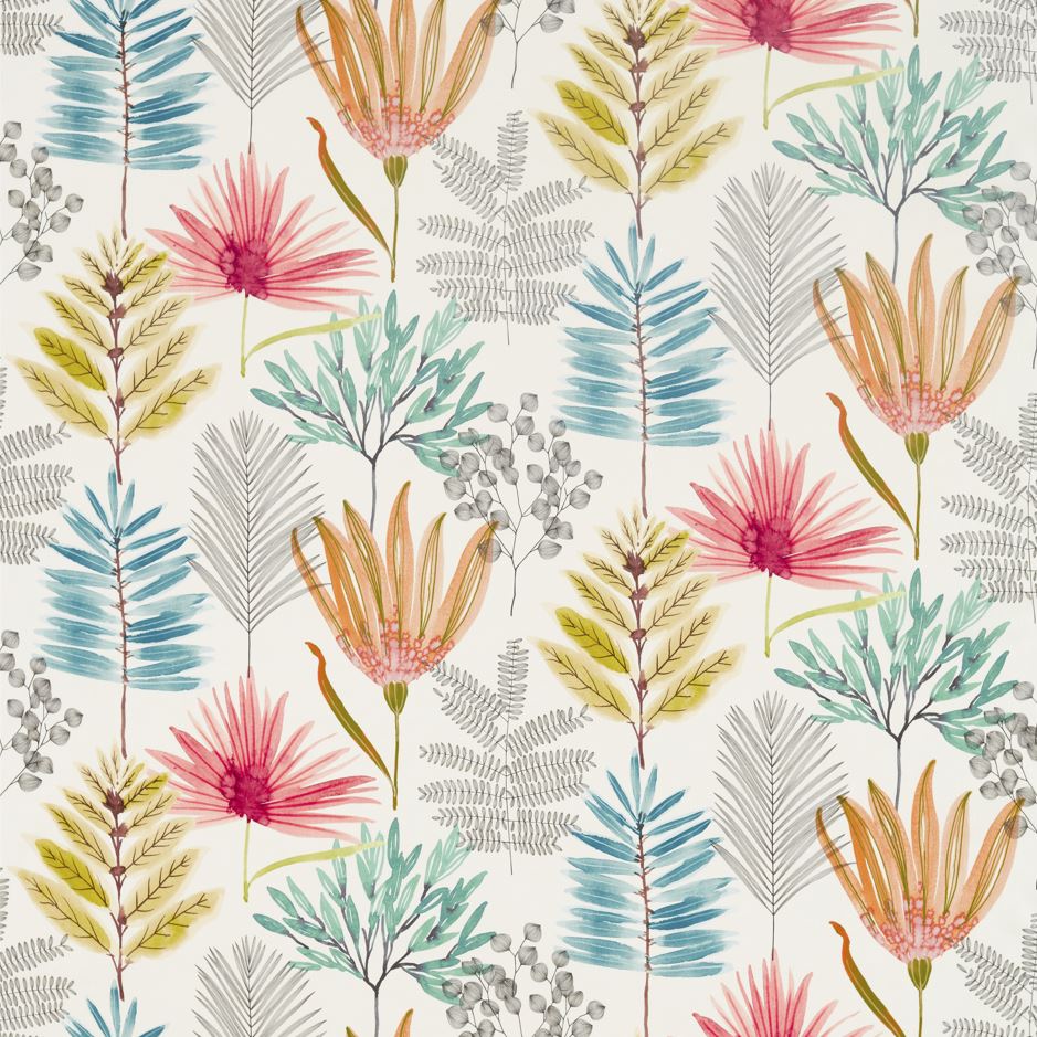 Harlequin Colour 2 Yasuni Paprika/Kiwi Fabric