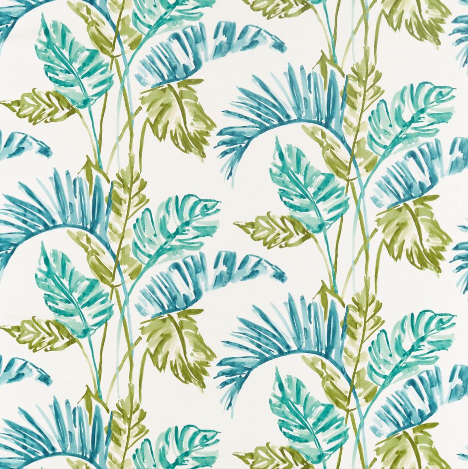 Harlequin Atelier Toshiko Emerald/Zest/Marine Fabric