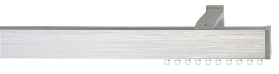 Jones Sencillo 40mm Hand Drawn Link Curtain Track Pole Alabaster