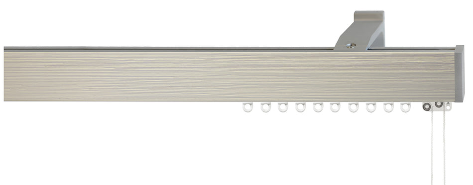 Jones Sencillo 40mm Cord Drawn Curtain Track Pole Sand