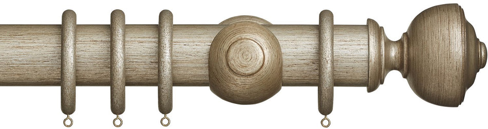 Museum 55mm Antique Silver Pole Asher Finial