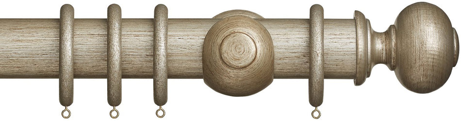 Museum 55mm Antique Silver Pole Parham Finial