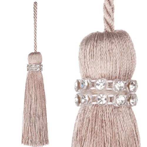 Jones Tiffany Rope Key Tassel, Linen
