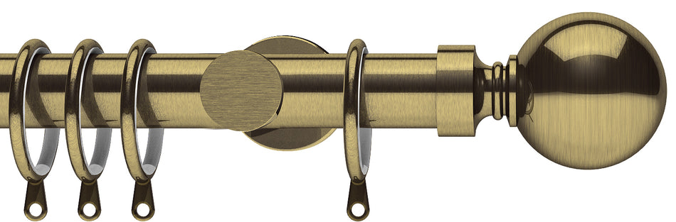 Integra Elements Belgravia 35mm Pole Antique Brass
