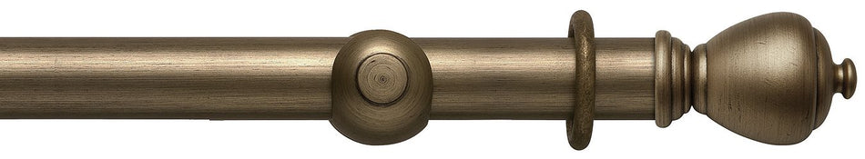 Modern Country 45mm, 55mm Pole, Gold Black, Sugar Pot