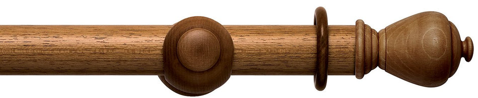 Modern Country 45mm, 55mm Pole, Light Oak, Sugar Pot