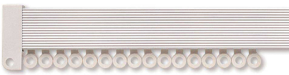 Hallis Superglide Uncorded Silver Metal Curtain Track
