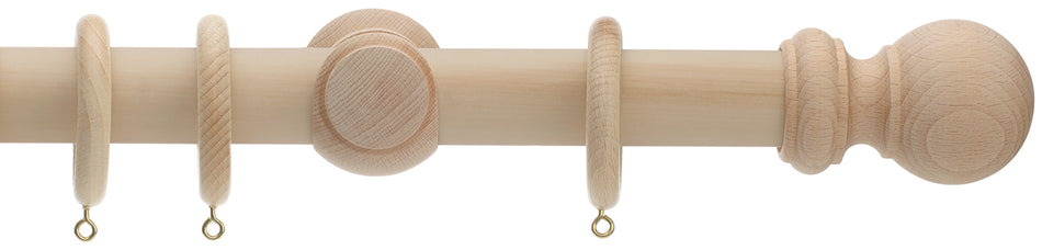 Honister 28mm & 35mm Wood Pole, Unfinished