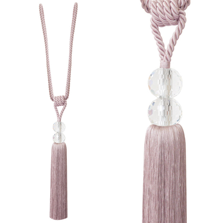 Jones Opera Rope Tieback, Rose Dust